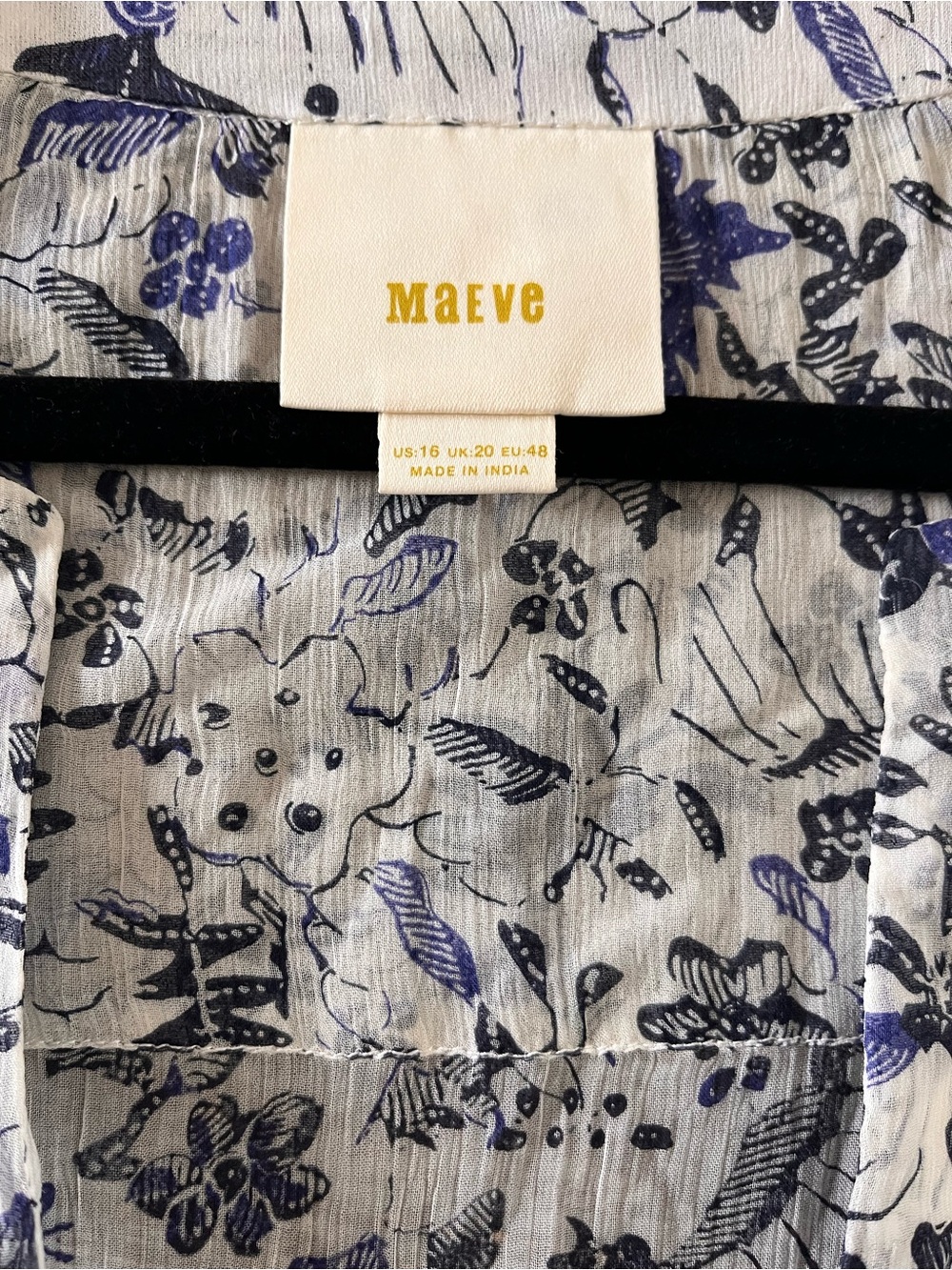 MAEVE summer dress with slip, size 16. - Picture 4 of 6